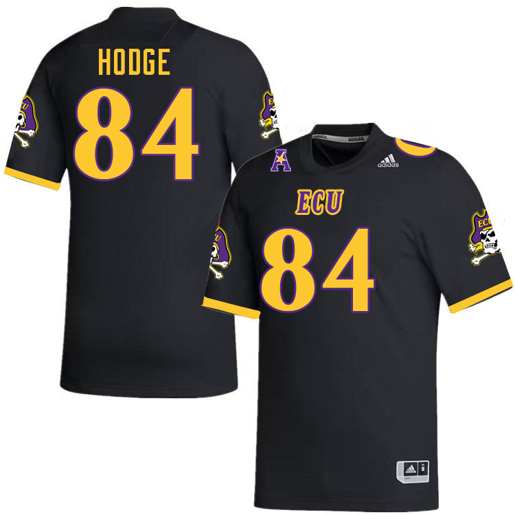 #84 Connor Hodge East Carolina Pirates College Football Jersey Stitched-Black #84 Connor Hodge East Carolina Pirates College Football Jersey Stitched-Black